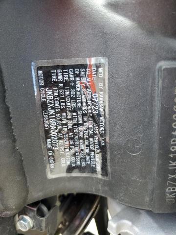 2024 Kawasaki Zx636 მანქანა იყიდება აუქციონზე, vin: JKBZXJK18RA002073, აუქციონის ნომერი: 57468554
