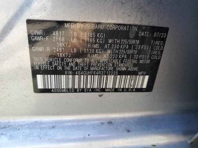 Продаж на аукціоні авто 2024 Subaru Crosstrek Sport, vin: 4S4GUHF64R3712225, номер лоту: 56430594