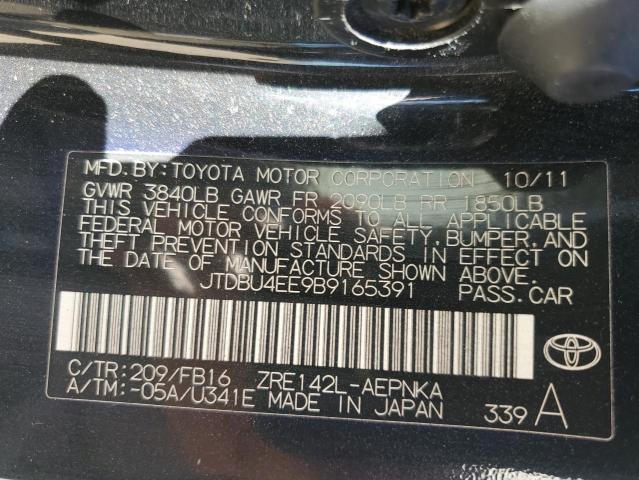 2011 Toyota Carrolla მანქანა იყიდება აუქციონზე, vin: JTDBU4EE9B9165391, აუქციონის ნომერი: 58427114