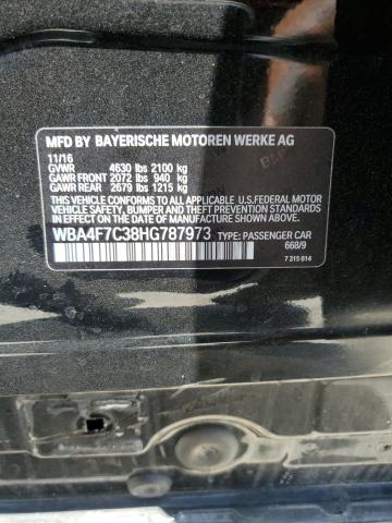 59938104 :رقم المزاد ، WBA4F7C38HG787973 vin ، 2017 Bmw 430i مزاد بيع