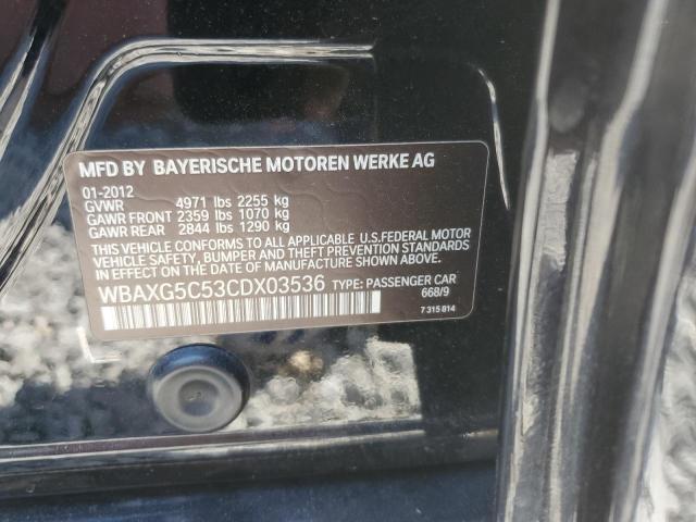 Aukcja sprzedaży 2012 Bmw 528 I, vin: WBAXG5C53CDX03536, numer aukcji: 59229694