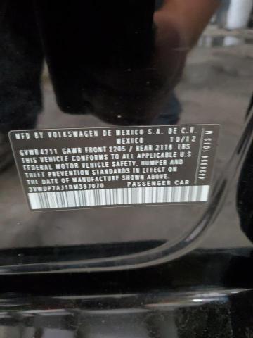 Aukcja sprzedaży 2013 Volkswagen Jetta Se, vin: 3VWDP7AJ1DM397070, numer aukcji: 58411554