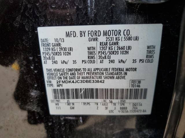 Продаж на аукціоні авто 2013 Ford Edge Sel, vin: 2FMDK4JC3DBE33842, номер лоту: 60140795