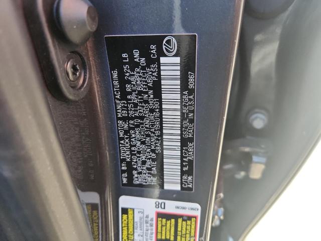 60355125 :رقم المزاد ، 58AEZ1B19RU164901 vin ، 2024 Lexus Es مزاد بيع