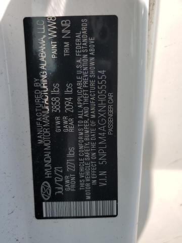 Продаж на аукціоні авто 2022 Hyundai Elantra, vin: 5NPLM4AGXNH055554, номер лоту: 60018115