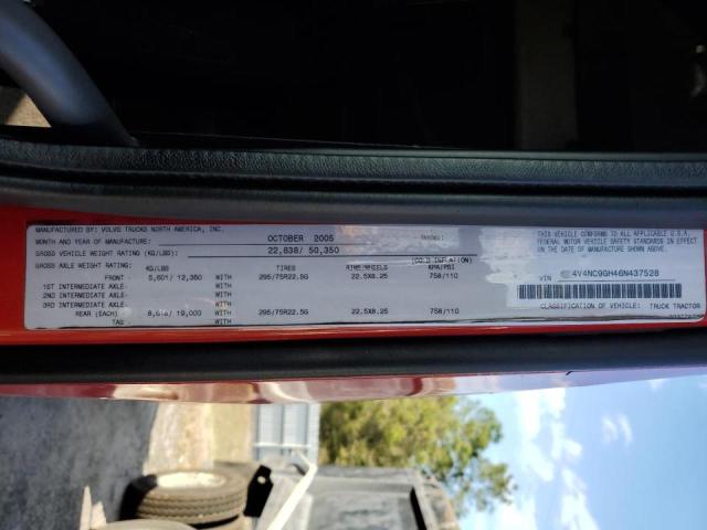 Продажа на аукционе авто 2006 Volv Vn, vin: 4V4NC9GH46N437528, номер лота: 43710045