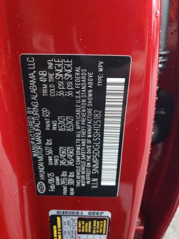 59522655 :رقم المزاد ، 5NMP5DGL5SH125182 vin ، 2025 Hyundai Santa Fe مزاد بيع