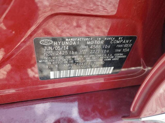 2015 Hyundai Sonata Hyb მანქანა იყიდება აუქციონზე, vin: KMHEC4A4XFA119890, აუქციონის ნომერი: 60086225