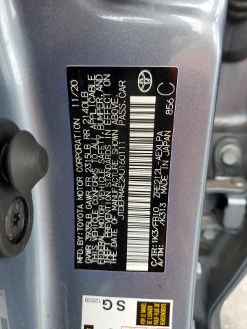61474995 :رقم المزاد ، JTDEPMAE2MJ160111 vin ، 2021 Toyota Corolla Le مزاد بيع