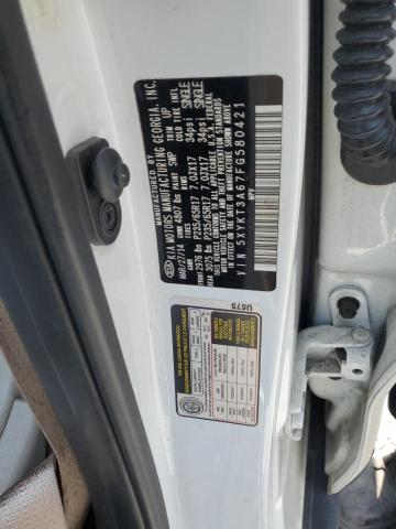 Aukcja sprzedaży 2015 Kia Sorento, vin: 5XYKT3A67FG580421, numer aukcji: 62565735