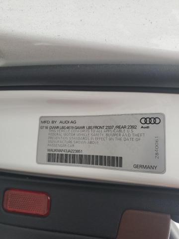 Продажа на аукционе авто 2018 Audi A4, vin: WAUKMAF43JA223851, номер лота: 59613455