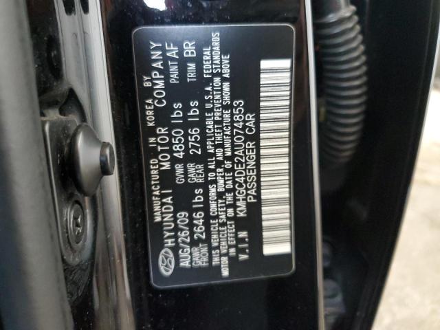 Auction sale of the 2010 Hyundai Genesis 3., vin: KMHGC4DE2AU074853, lot number: 62581965