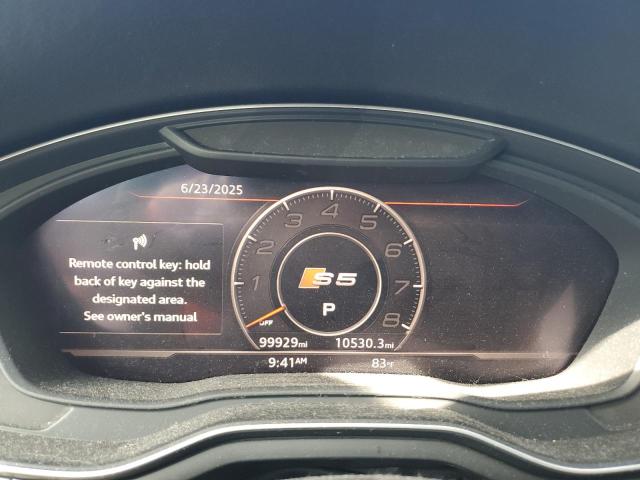 Aukcja sprzedaży 2018 Audi S5 Prestig, vin: WAUC4CF52JA117965, numer aukcji: 61876345