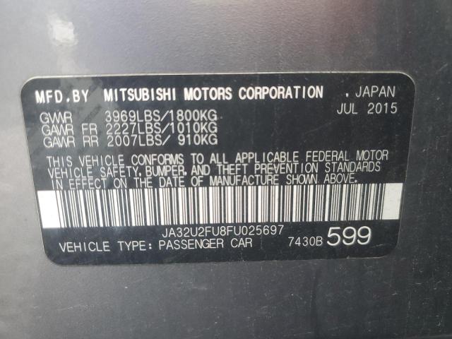 Продажа на аукционе авто 2015 Mitsubishi Lancer Es, vin: JA32U2FU8FU025697, номер лота: 59860585