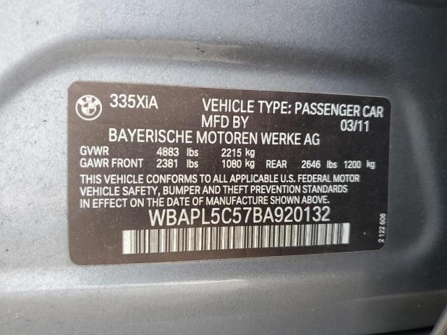 Продаж на аукціоні авто 2011 Bmw 335 Xi, vin: WBAPL5C57BA920132, номер лоту: 61414035
