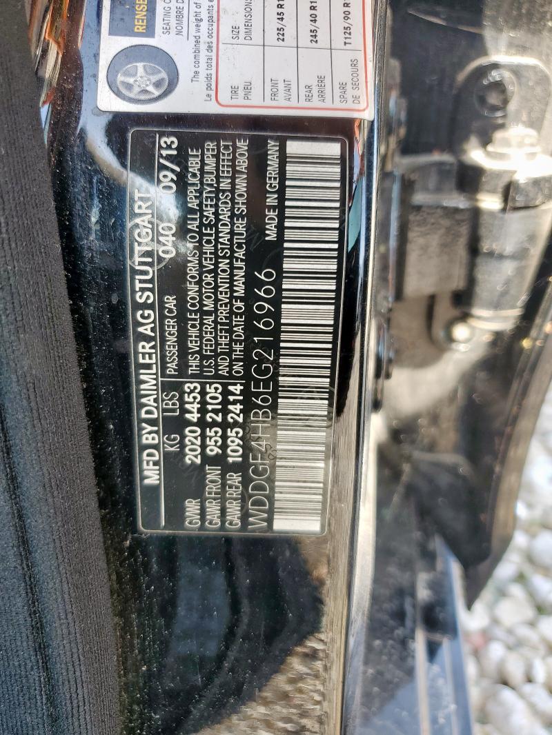 60120635 :رقم المزاد ، WDDGF4HB6EG216966 vin ، 2014 Mercedes-benz C 250 مزاد بيع