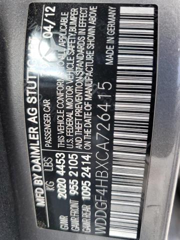 Продажа на аукционе авто 2012 Mercedes-benz C 250, vin: WDDGF4HBXCA726415, номер лота: 61769575