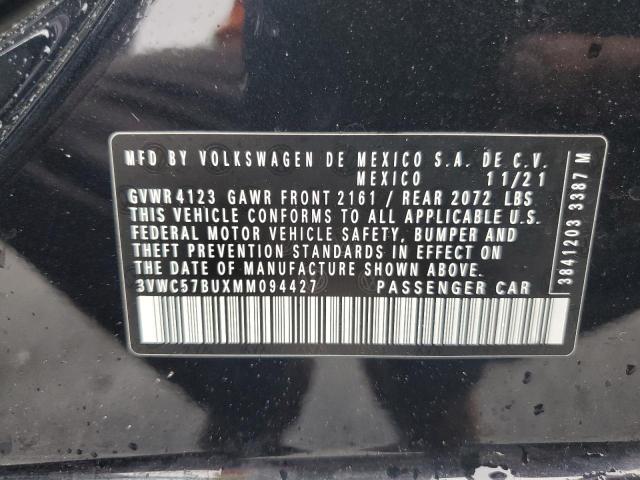 Aukcja sprzedaży 2021 Volkswagen Jetta, vin: 3VWC57BUXMM094427, numer aukcji: 60160225