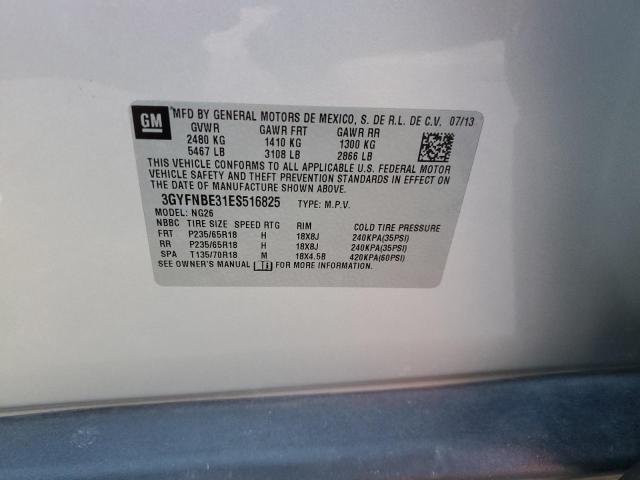 Aukcja sprzedaży 2014 Cadillac Srx Luxury, vin: 3GYFNBE31ES516825, numer aukcji: 61507705