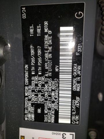 Aukcja sprzedaży 2024 Toyota 4runner Sr, vin: JTEPU5JR4R6274157, numer aukcji: 62426315
