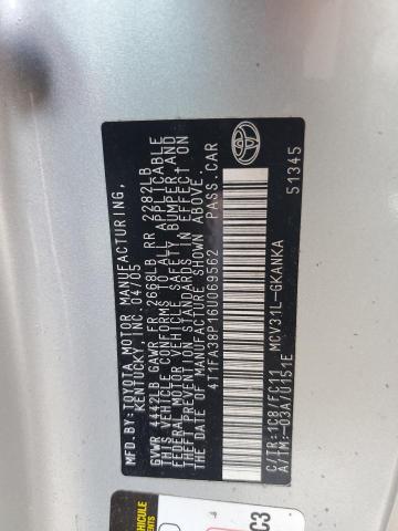 58465745 :رقم المزاد ، 4T1FA38P16U069562 vin ، 2006 Toyota Camry Solara مزاد بيع