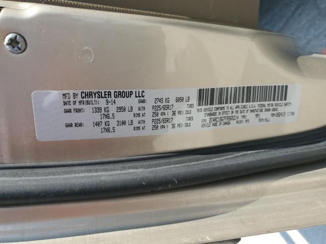 Продажа на аукционе авто 2015 Chrysler Town & Country, vin: 2C4RC1BG7FR565214, номер лота: 60509825