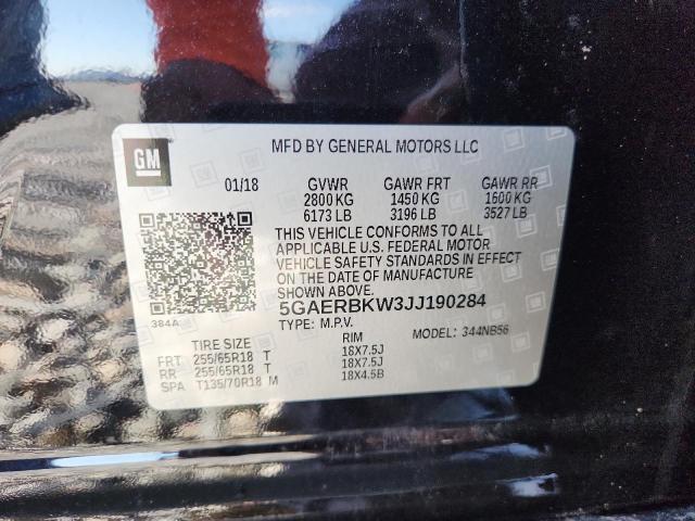 Aukcja sprzedaży 2018 Buick Enclave Es, vin: 5GAERBKW3JJ190284, numer aukcji: 70055315