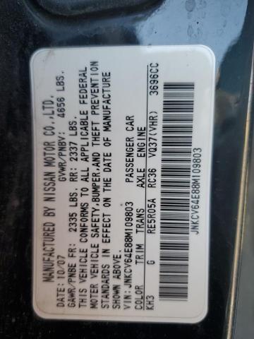 60267715 :رقم المزاد ، JNKCV64E88M109803 vin ، 2008 Infiniti G37 مزاد بيع