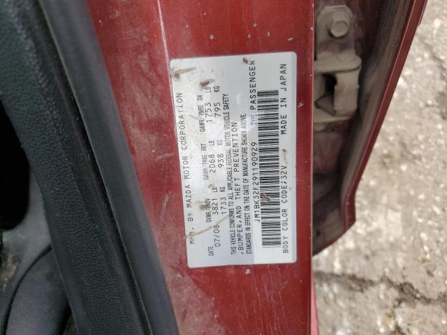 Aukcja sprzedaży 2009 Mazda 3, vin: JM1BK32F291190929, numer aukcji: 54018695