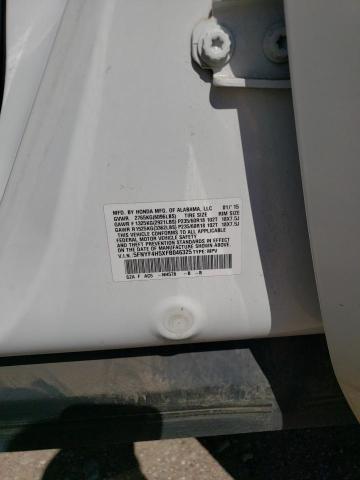 62583965 :رقم المزاد ، 5FNYF4H5XFB046325 vin ، 2015 Honda Pilot Exl مزاد بيع