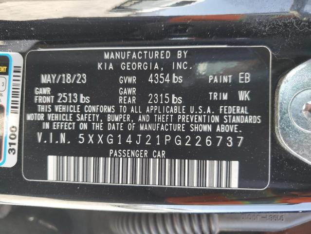 61288885 :رقم المزاد ، 5XXG14J21PG226737 vin ، 2023 Kia K5 Lxs مزاد بيع