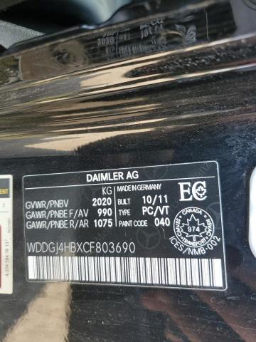 Aukcja sprzedaży 2012 Mercedes-benz C 250, vin: WDDGJ4HBXCF803690, numer aukcji: 61499505