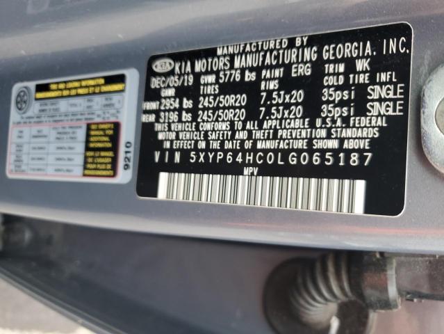 Aukcja sprzedaży 2020 Kia Telluride, vin: 5XYP64HC0LG065187, numer aukcji: 60870245