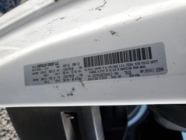 60249575 :رقم المزاد ، 3C6TRVDD6FE504413 vin ، 2015 Ram Promaster مزاد بيع