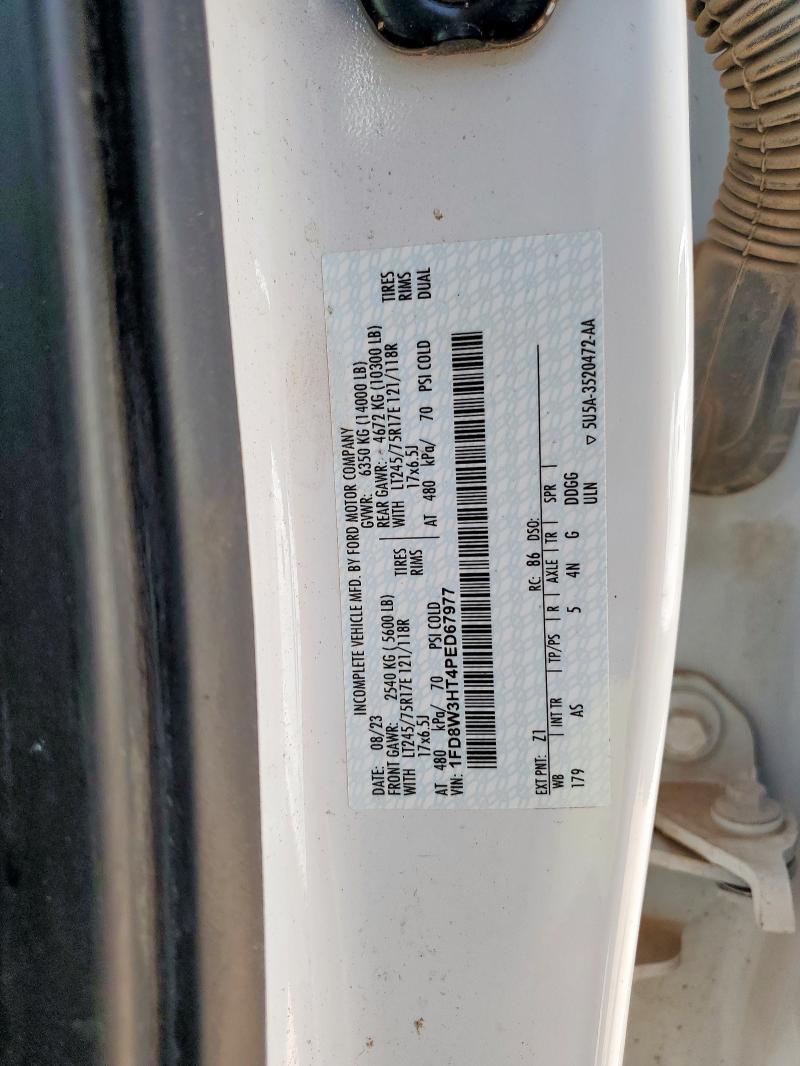 Aukcja sprzedaży 2023 Ford F350 Super Duty, vin: 1FD8W3HT4PED67977, numer aukcji: 69138905