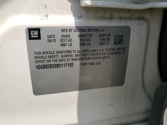 Продаж на аукціоні авто 2013 Cadillac 6ks69, vin: 1G6DE5E58D0117192, номер лоту: 58914825