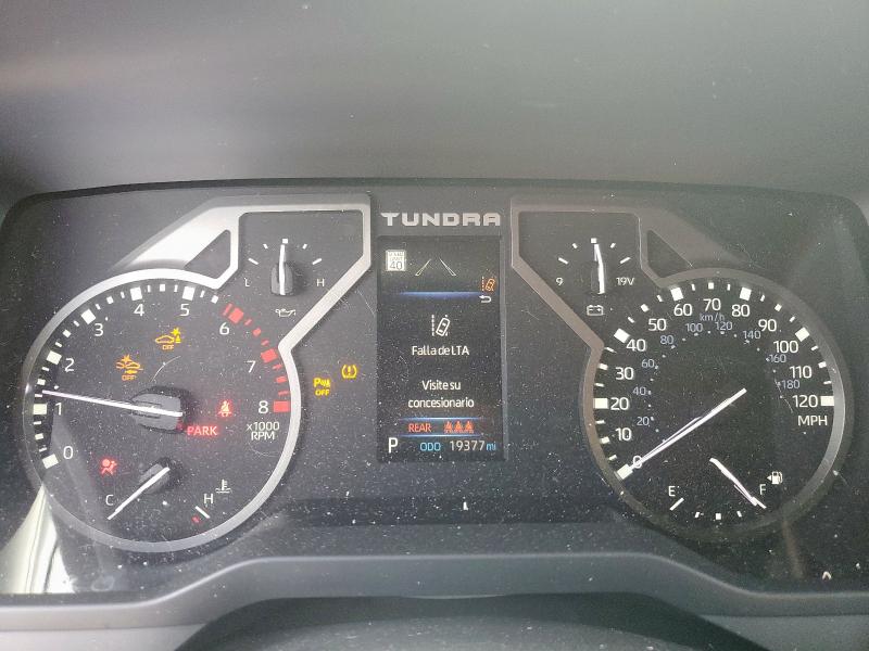 62122045 :رقم المزاد ، 5TFLA5AB3NX009801 vin ، 2022 Toyota Tundra Cre مزاد بيع