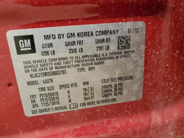 Продаж на аукціоні авто 2016 Buick Encore Spo, vin: KL4CJ1SM2GB603783, номер лоту: 58940805