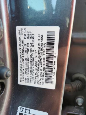 2015 Honda Cr-v Lx მანქანა იყიდება აუქციონზე, vin: 2HKRM3H35FH544520, აუქციონის ნომერი: 61152185