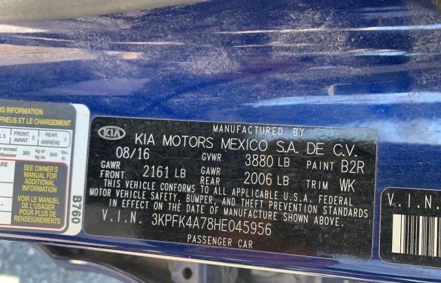 Продажа на аукционе авто 2017 Kia Forte Lx, vin: 3KPFK4A78HE045956, номер лота: 60218965