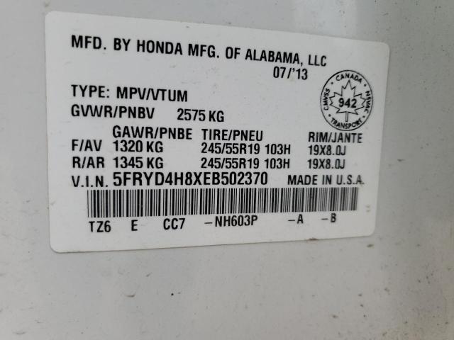 Продаж на аукціоні авто 2014 Acura Mdx, vin: 5FRYD4H8XEB502370, номер лоту: 60888335