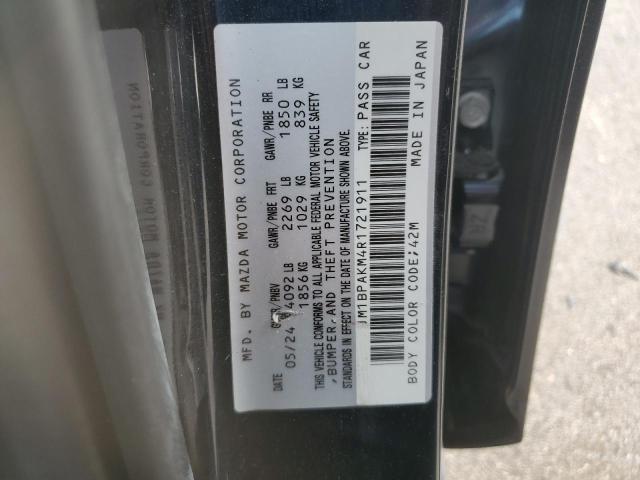 2024 Mazda 3 Select S მანქანა იყიდება აუქციონზე, vin: JM1BPAKM4R1721911, აუქციონის ნომერი: 60602525