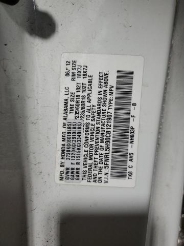 Aukcja sprzedaży 2012 Honda Odyssey, vin: 5FNRL5H90CB121907, numer aukcji: 59812945