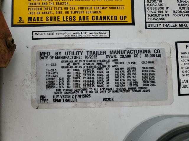 2023 Utility Trailer Mfg. Ity Traile მანქანა იყიდება აუქციონზე, vin: 1UYVS2532P7815026, აუქციონის ნომერი: 58697665