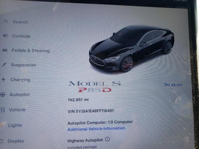 Aukcja sprzedaży 2015 Tesla Model S, vin: 5YJSA1E48FF118461, numer aukcji: 61833915