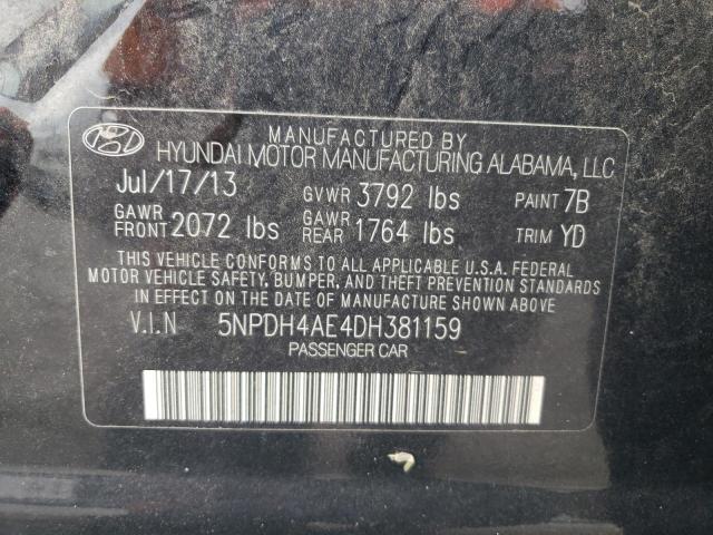 Продаж на аукціоні авто 2013 Hyundai Elantra Gl, vin: 5NPDH4AE4DH381159, номер лоту: 61088545