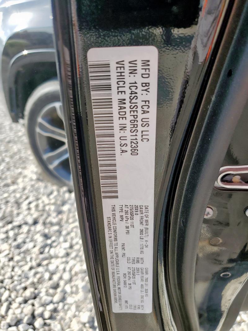 Продажа на аукционе авто 2024 Jeep Grand Wago, vin: 1C4SJSEP6RS112360, номер лота: 62019425