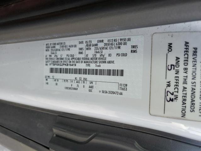 2023 Ford Transit მანქანა იყიდება აუქციონზე, vin: 1FTBF8XG2PKB16419, აუქციონის ნომერი: 62014555