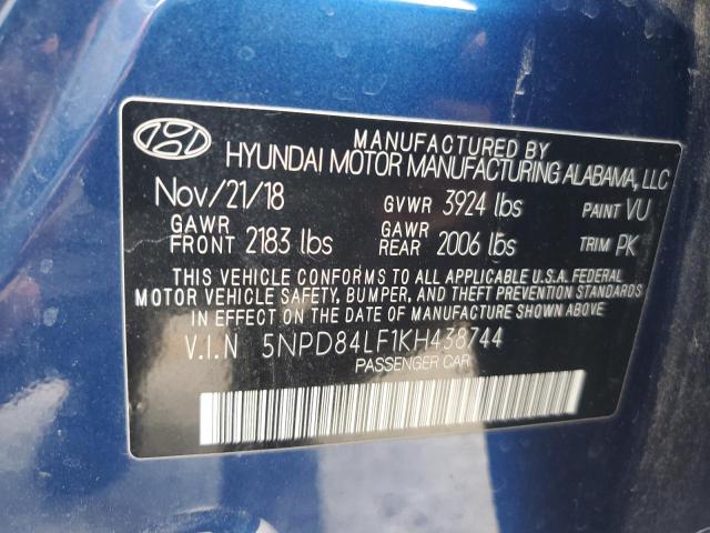 Продажа на аукционе авто 2019 Hyundai Elantra Se, vin: 5NPD84LF1KH438744, номер лота: 62524845