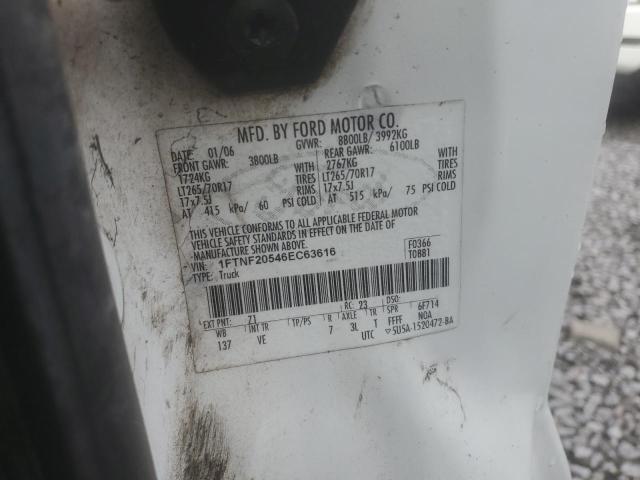 Auction sale of the 2006 Ford F250 Super Duty, vin: 1FTNF20546EC63616, lot number: 60842405